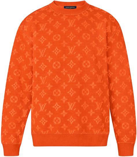 orange louis vuitton sweatshirt|louis vuitton hooded sweatshirt.